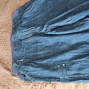 Women Within, Modern Fit Jeans Plus, Blue Cargo Pants,22W